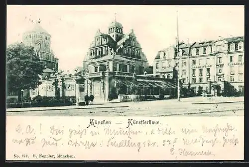 AK München, Künstlerhaus und Synagoge