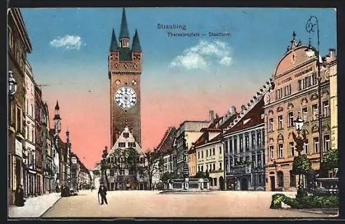 AK Straubing, Stadtturm am Theresienplatz