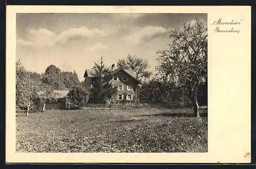 AK Simmerberg /Allgäu, Marienheim