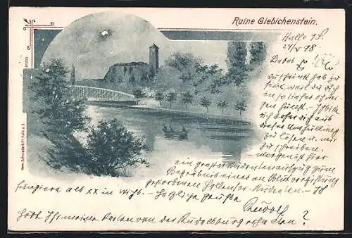 AK Halle /Saale, Ruine Giebichenstein