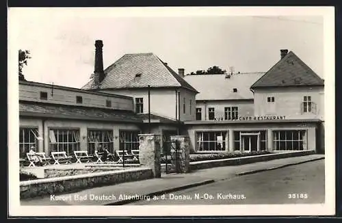 AK Bad Deutsch Altenburg a. d. Donau, Kurhaus Cafe