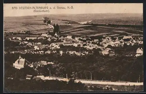 AK Deutsch Altenburg, Ortsansicht mit Carnuntum