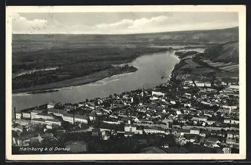 AK Hainburg a. d. Donau, Totalansicht