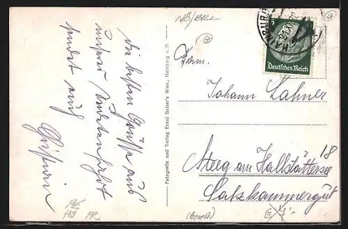 AK Hainburg a. d. Donau, Totalansicht