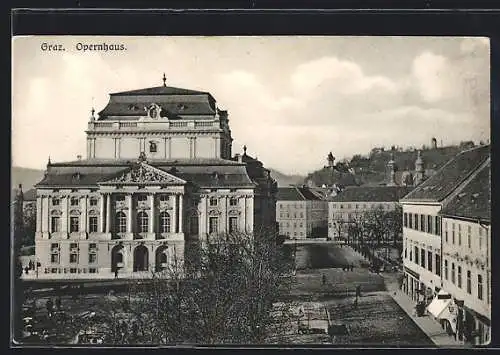 AK Graz, Kaiser-Josef-Platz, Ortspartie