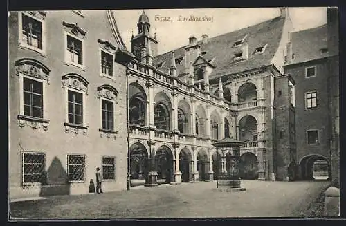 AK Graz, Landhaushof mit Tordurchgang