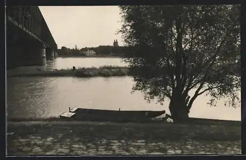 AK Tulln, an der Eisenbahnbrücke