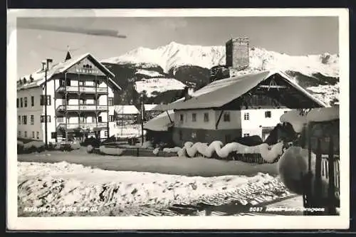 AK Ladis / Tirol, Kurhaus im Winter
