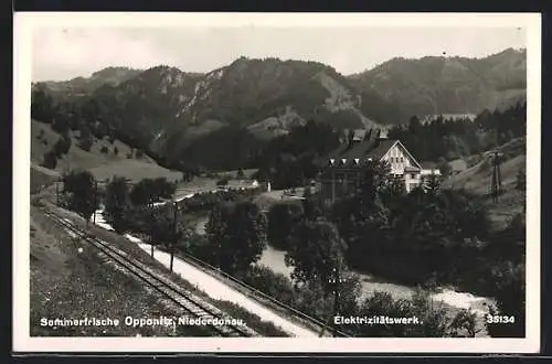 AK Opponitz / Niederdonau, Elektrizitätswerk