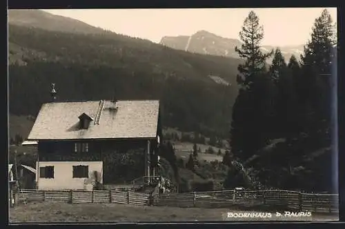 AK Rauris, Bodenhaus am Waldrand