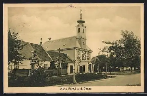 AK Maria Ellend a. d. Donau, Kirche