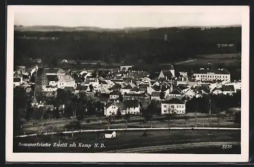 AK Zwettl am Kamp, Ortspanorama