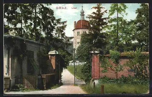 AK Graz, Blick zum Glockenturm Liesl