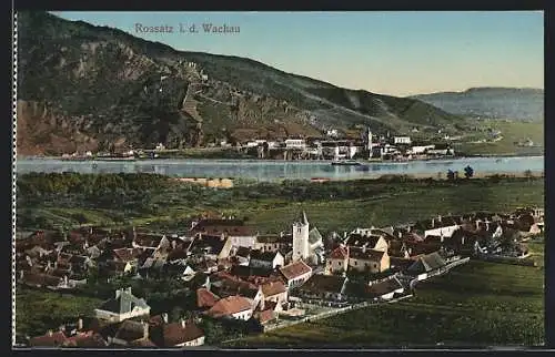 AK Rossatz i. d. Wachau, Ortspanorama