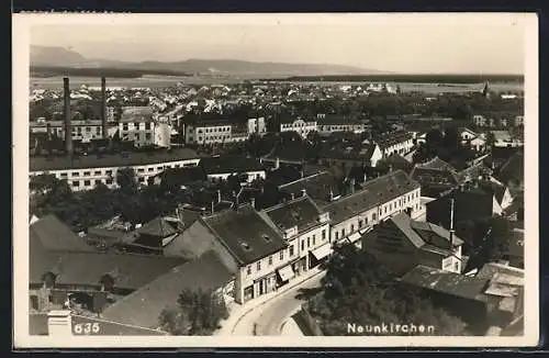 AK Neunkirchen, Ortsansicht aus der Vogelschau