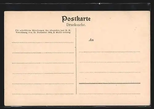 AK Gutenstein, Ortsansicht mit Kirche