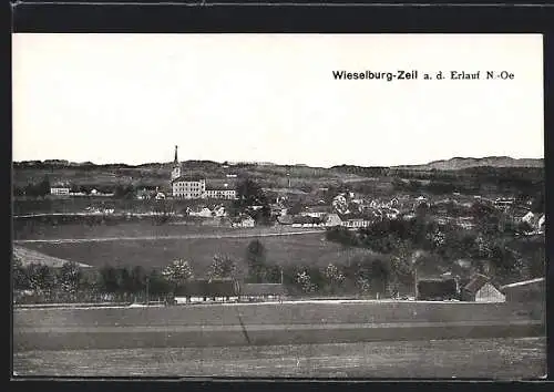 AK Wieselburg-Zell a. d. Erlauf, Totalansicht