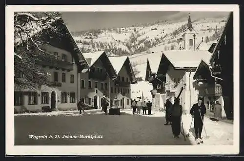 AK Wagrain, Partie am Marktplatz