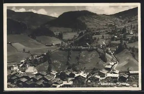AK Wagrain im Pongau, Totalansicht, Luftbild