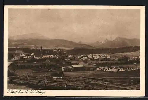 AK Seekirchen bei Salzburg, Gesamtansicht der Ortschaft