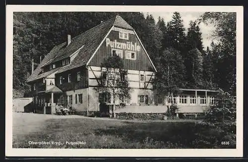 AK Oberpöbel /Erzg., Gasthaus Putzmühle