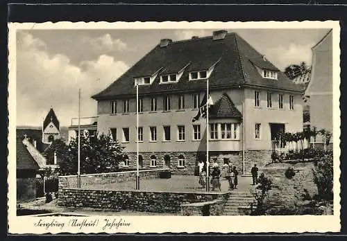 AK Freyburg /Unstrut, Jahnheim mit Terrassenhof, 