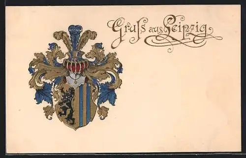Präge-AK Leipzig, Wappen der Stadt