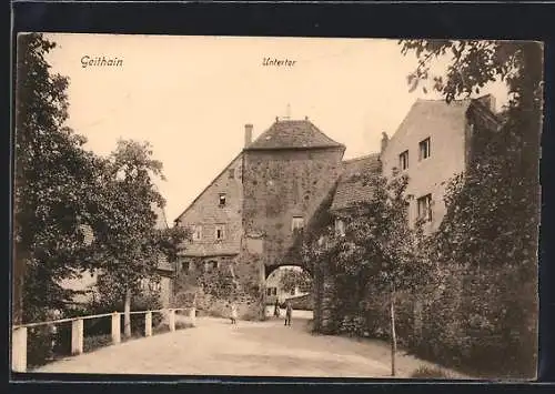 AK Geithain, Strassenpartie am Untertor