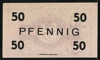 Notgeld Moers 1917, 50 Pfennig, Wappen