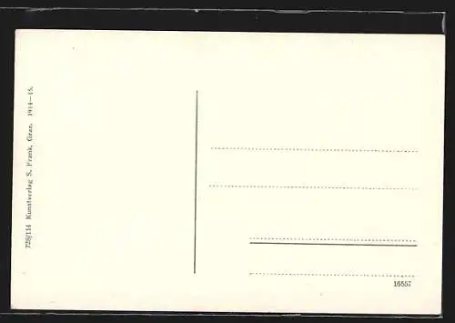 AK Mariazell, Walstern bei Mariazell, Hubertussee mit Stauwerk