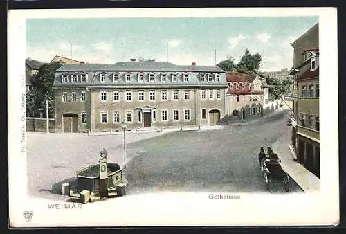 AK Weimar / Thüringen, Goethehaus