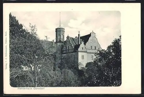 AK Görsdorf / Dahmetal, Schloss-Gut Herrenhaus