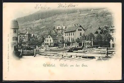 AK Bad Wildbad, Wehr an der Enz