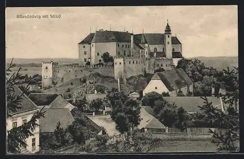 AK Albrechtsberg an der Grossen Krems, Blick auf das Schloss