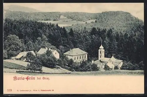 AK Graz, Maria-Grün, Ortsansicht