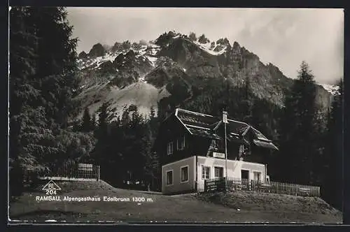 AK Ramsau am Dachstein, Alpengasthaus Edelbrunn