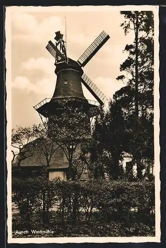 AK Aurich / Ostfriesland, Windmühle