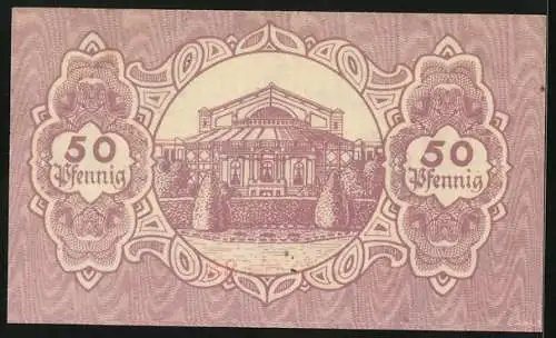 Notgeld Bayreuth 1918, 50 Pfennig, Stadtwappen