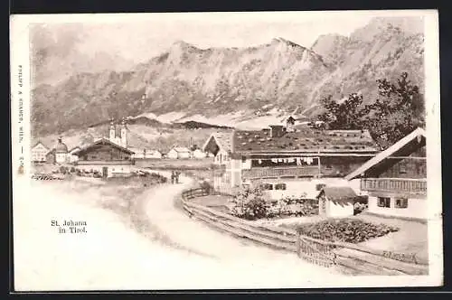 AK St. Johann in Tirol, Strassenpartie