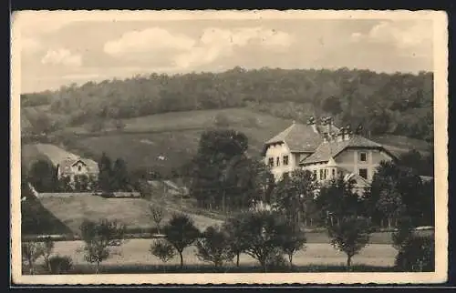 AK Schleinbach, Unter-Olberndorf, Blick auf das Erholungsheim