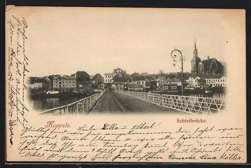 AK Kappeln / Holst., Schleibrücke