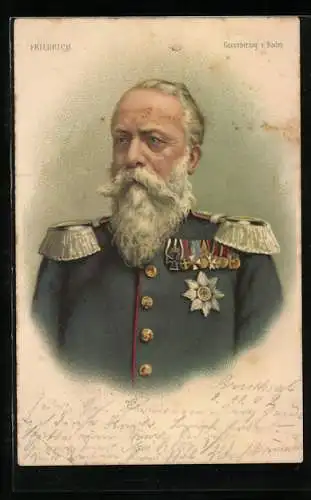 Lithographie Friedrich, Grossherzog von Baden
