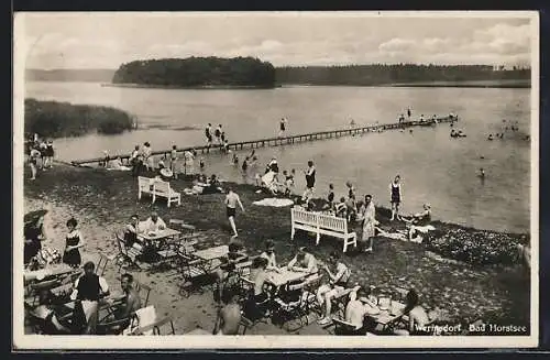 AK Wermsdorf, Besucher am Bad Horstsee