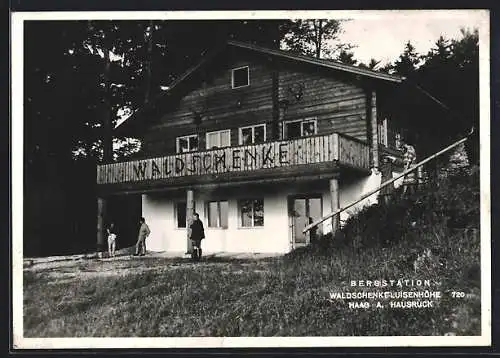 AK Haag a. Hausruck, Die Bergstation Waldschenke Luisenhöhe