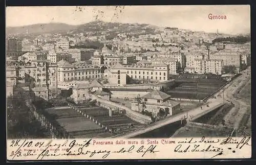 AK Genova, Panorama dalle mura di Santa Chiara