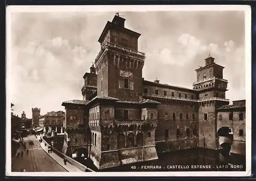 AK Ferrara, Castello Estense, Lato Nord