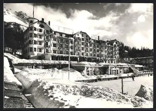 AK Cortina, Palace Hotel Cristallo im Winter