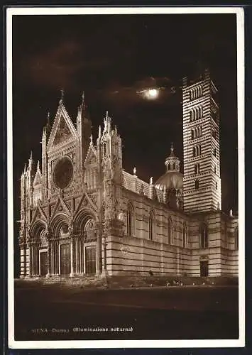 AK Siena, Duomo, Illuminazione notturna