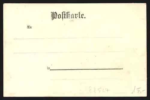 Lithographie Offingen / Riedlingen, Ortsansicht mit Bussen