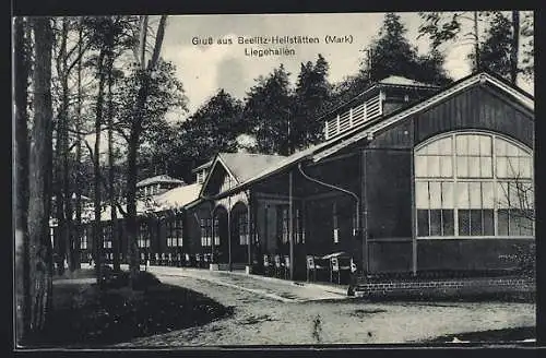 AK Beelitz /Mark, Heilstätten, Liegehallen